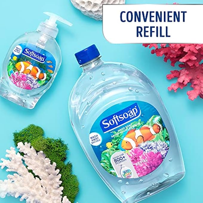 Softsoap صابون يد سائل، حوض السمك - 7.5 أونصة سائلة (عبوة من 6) - Image 5